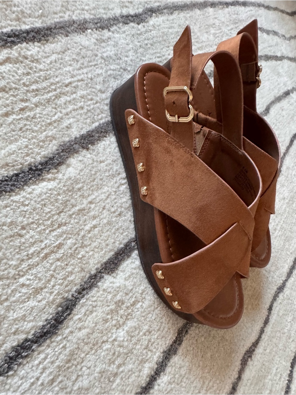 Splendid Tan Suede Quadry Platform Sandal - Picture 5 of 5